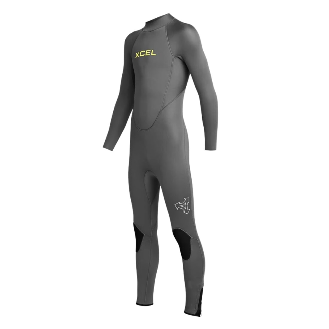 Xcel Kids 4/3mm Axis Backzip Full Wetsuit - Graphite - Kids Full Length Wetsuit by Xcel