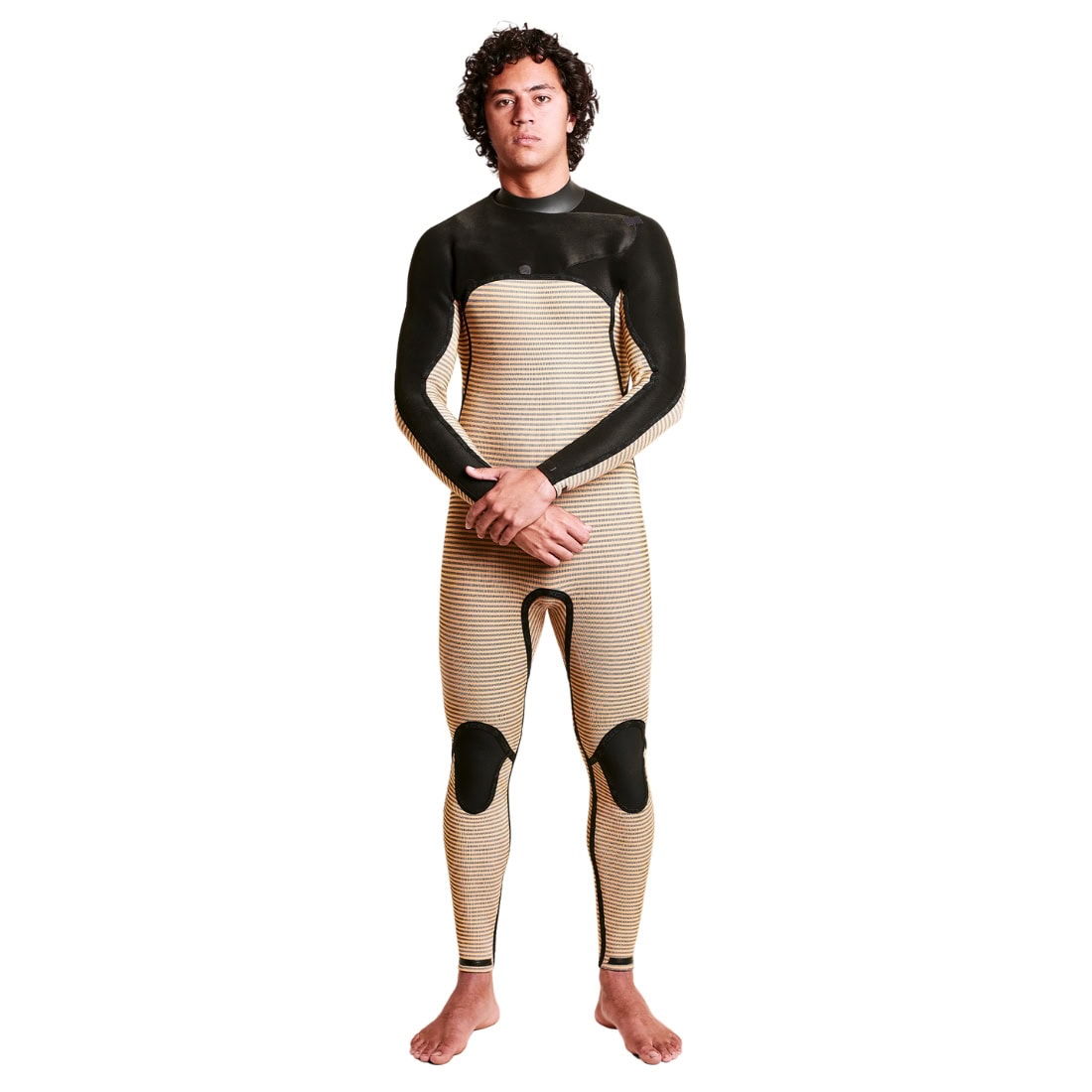 Xcel Mens 5/4mm Comp+ Chest Zip Wetsuit - Black - Mens Full Length Wetsuit by Xcel