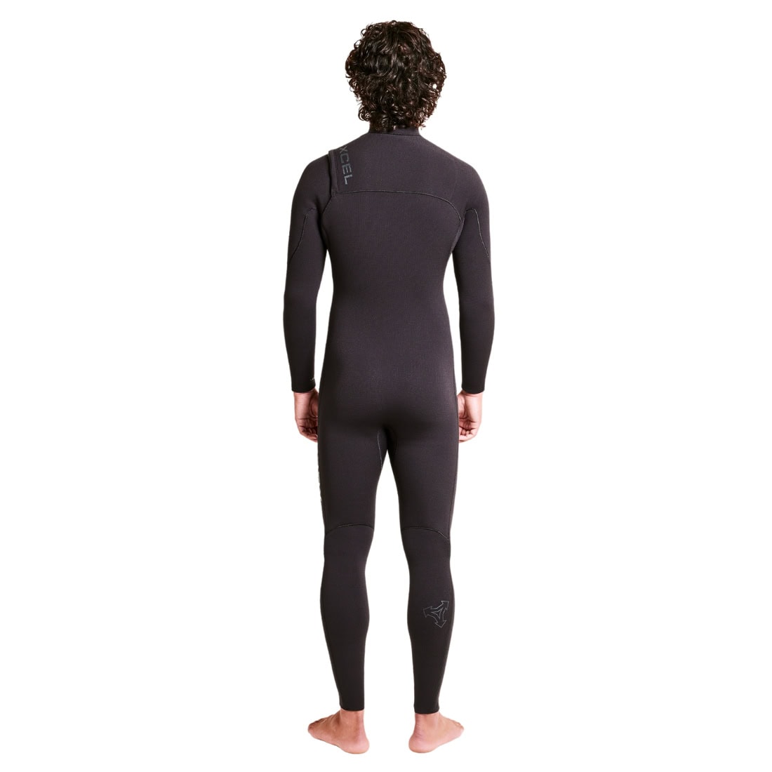 Xcel Mens 5/4mm Comp+ Chest Zip Wetsuit - Black - Mens Full Length Wetsuit by Xcel