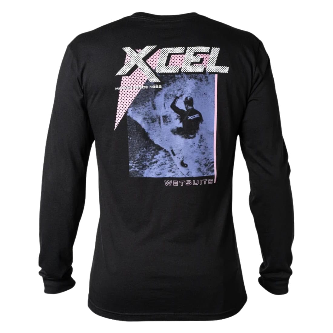 Xcel Throwback Longsleeve T-Shirt - Black - Mens Graphic T-Shirt by Xcel