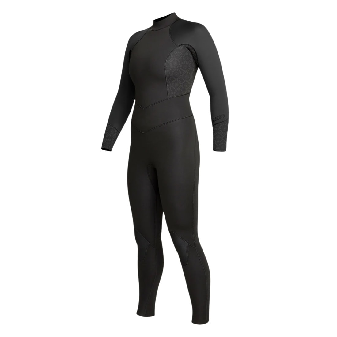 Xcel Womens 3/2mm Axis Backzip Full Wetsuit - Black Flower - Womens Full Length Wetsuit by Xcel