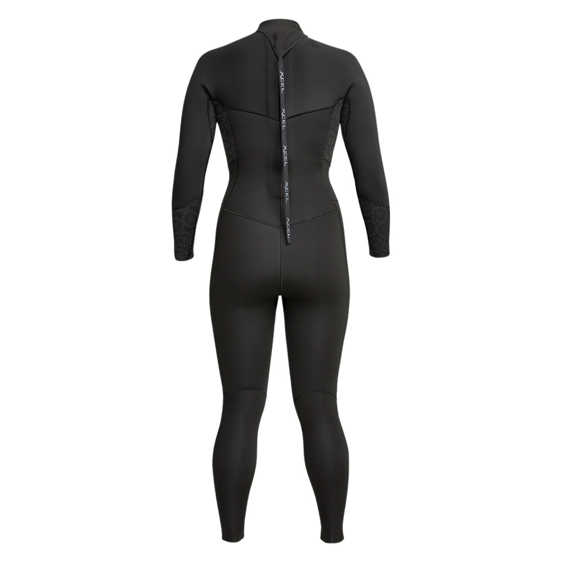 Xcel Womens 3/2mm Axis Backzip Full Wetsuit - Black Flower - Womens Full Length Wetsuit by Xcel