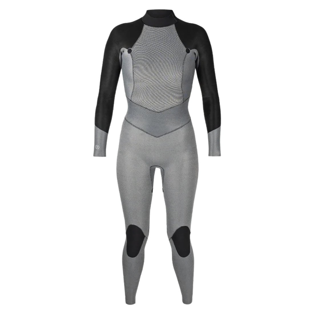 Xcel Womens 3/2mm Axis Back Zip Fullsuit Wetsuit - Graphite/Glacier Blue - Womens Full Length Wetsuit by Xcel