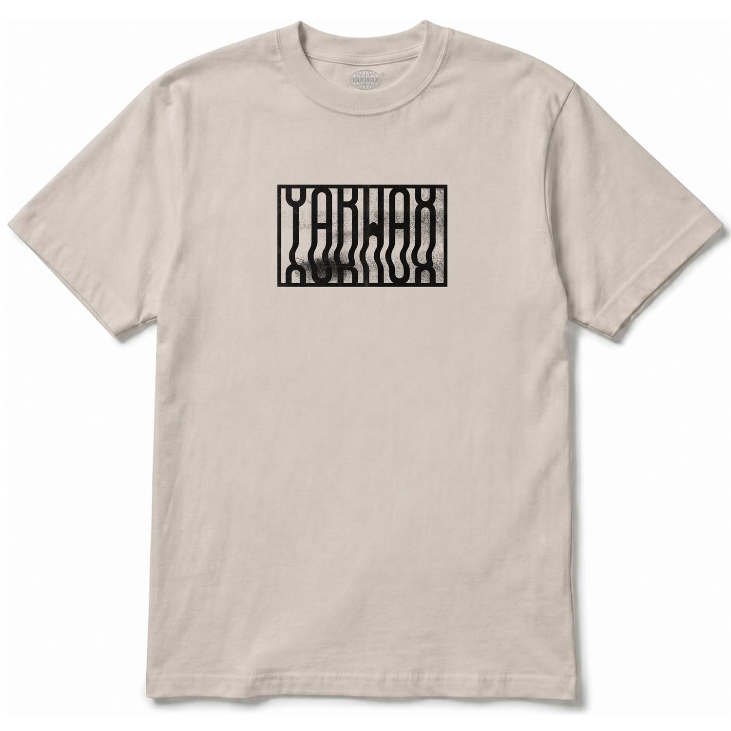 Yakwax Xerox T-Shirt - Stone/Mono - Mens Graphic T-Shirt by Yakwax