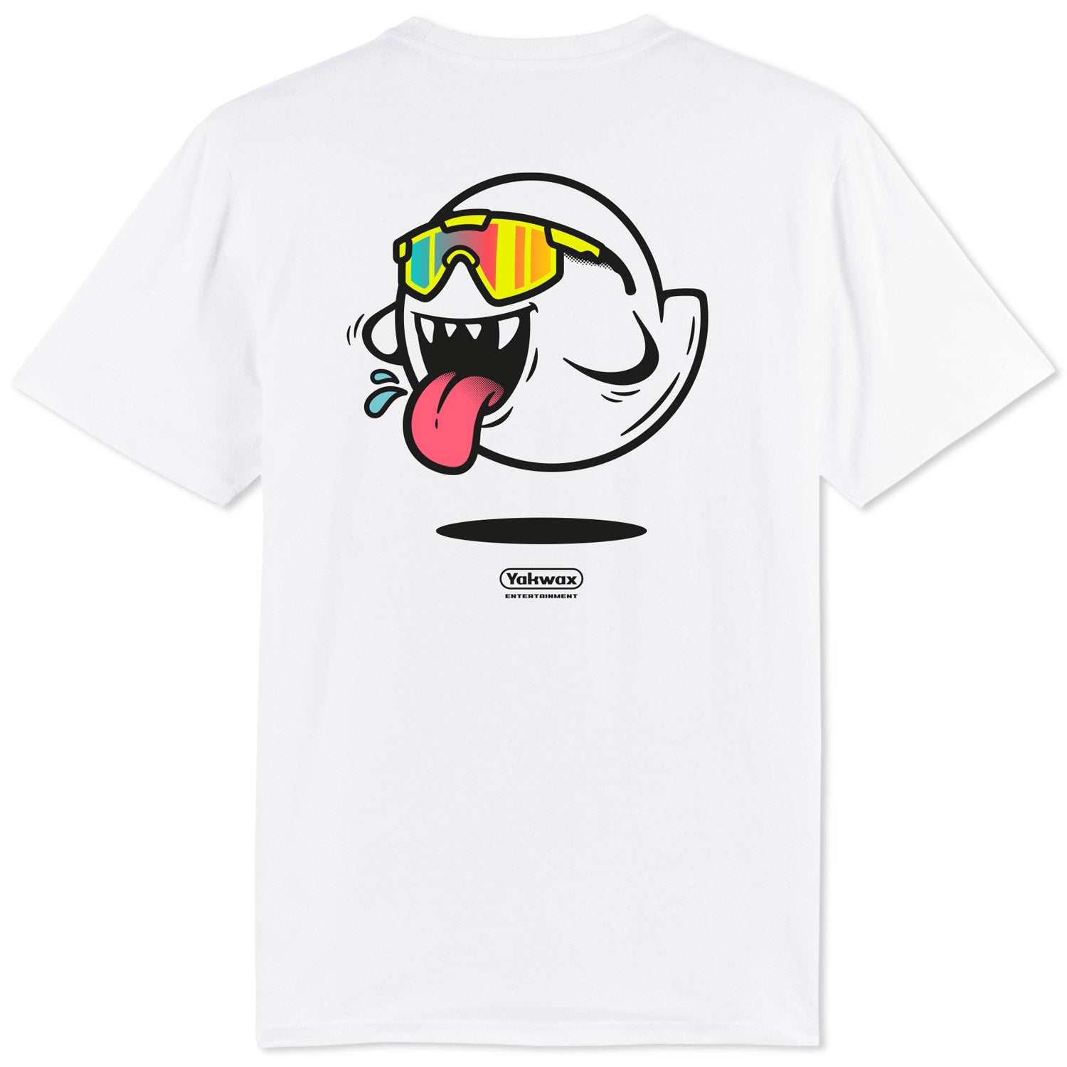 Yakwax Entertainment Ghost T-Shirt - White - Mens Surf Brand T-Shirt by Yakwax