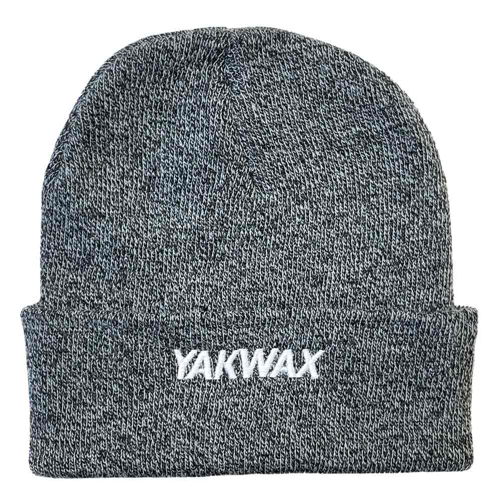 Yakwax Sport Beanie - Heather Black - Fold Beanie by Yakwax