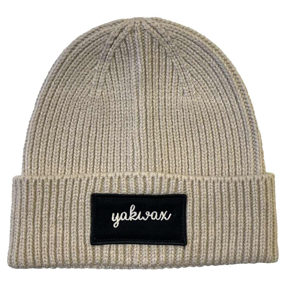 Yakwax Doodle Patch II Beanie - Sand - Fold Beanie by Yakwax