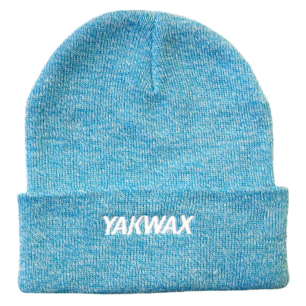 Yakwax Sport Beanie - Heather Sky - Fold Beanie by Yakwax