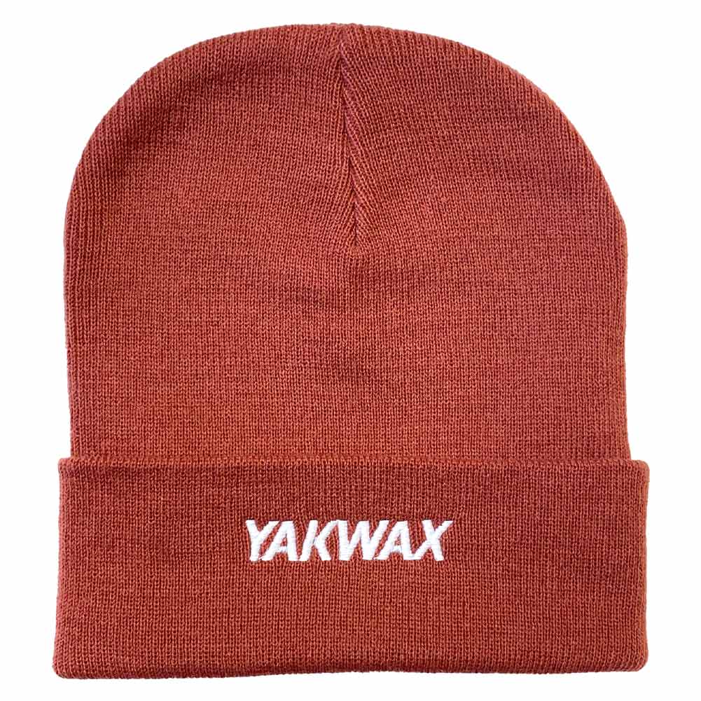 Yakwax Sport Beanie - Rust - Fold Beanie by Yakwax