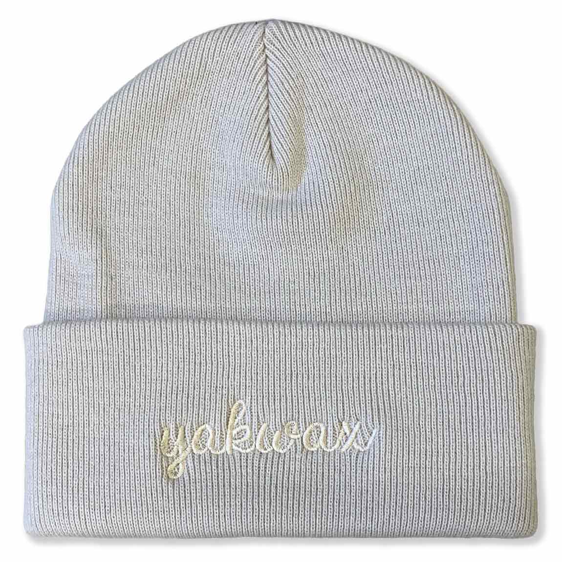 Yakwax Doodle Beanie - Stone - Fold Beanie by Yakwax