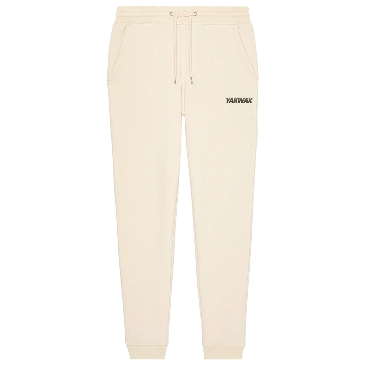 Yakwax Sport Logo Joggers - Cream/Espresso - Mens Joggers by Yakwax