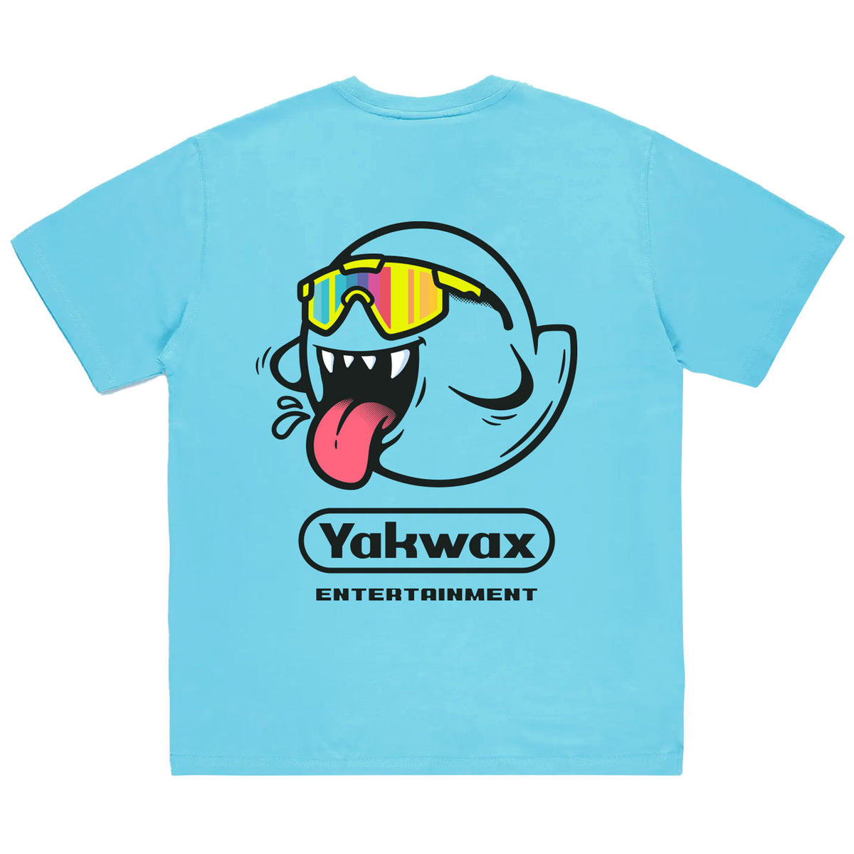 Yakwax Kids Ghost T-Shirt - Blue - Boys Skate Brand T-Shirt by Yakwax