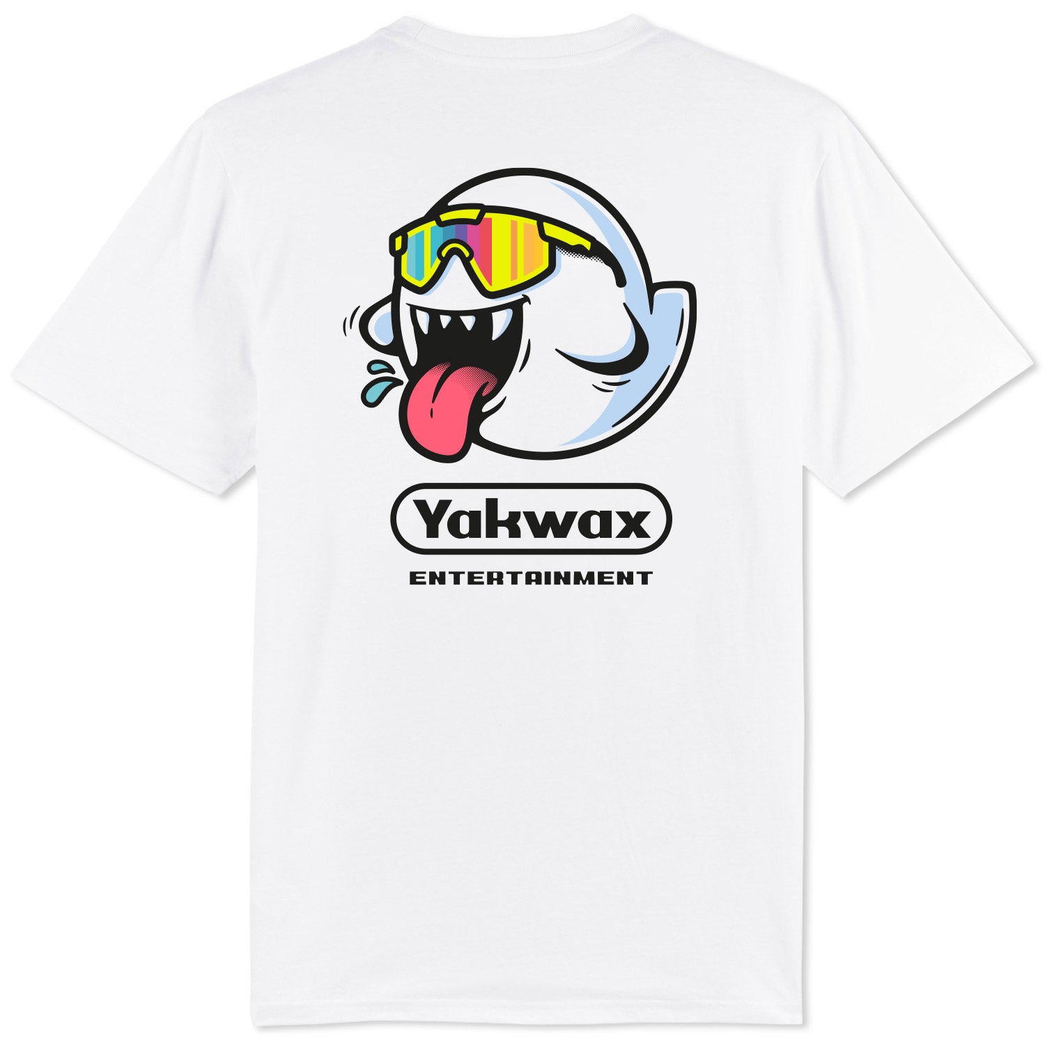 Yakwax Entertainment Ghost T-Shirt - White - Mens Surf Brand T-Shirt by Yakwax