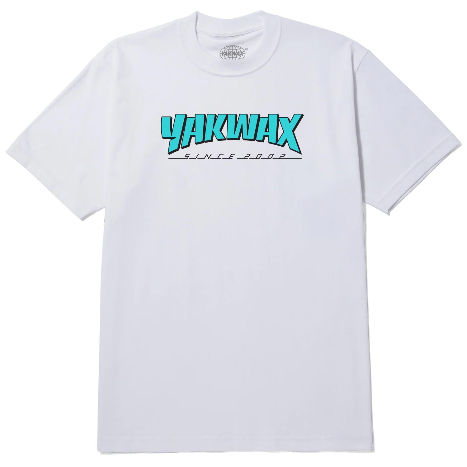 Yakwax Magazine T-Shirt - White/Blue - Mens Graphic T-Shirt by Yakwax