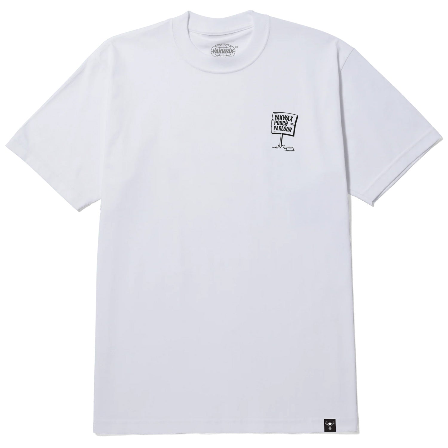 Yakwax Pooch Parlour T-Shirt - White - Mens Graphic T-Shirt by Yakwax