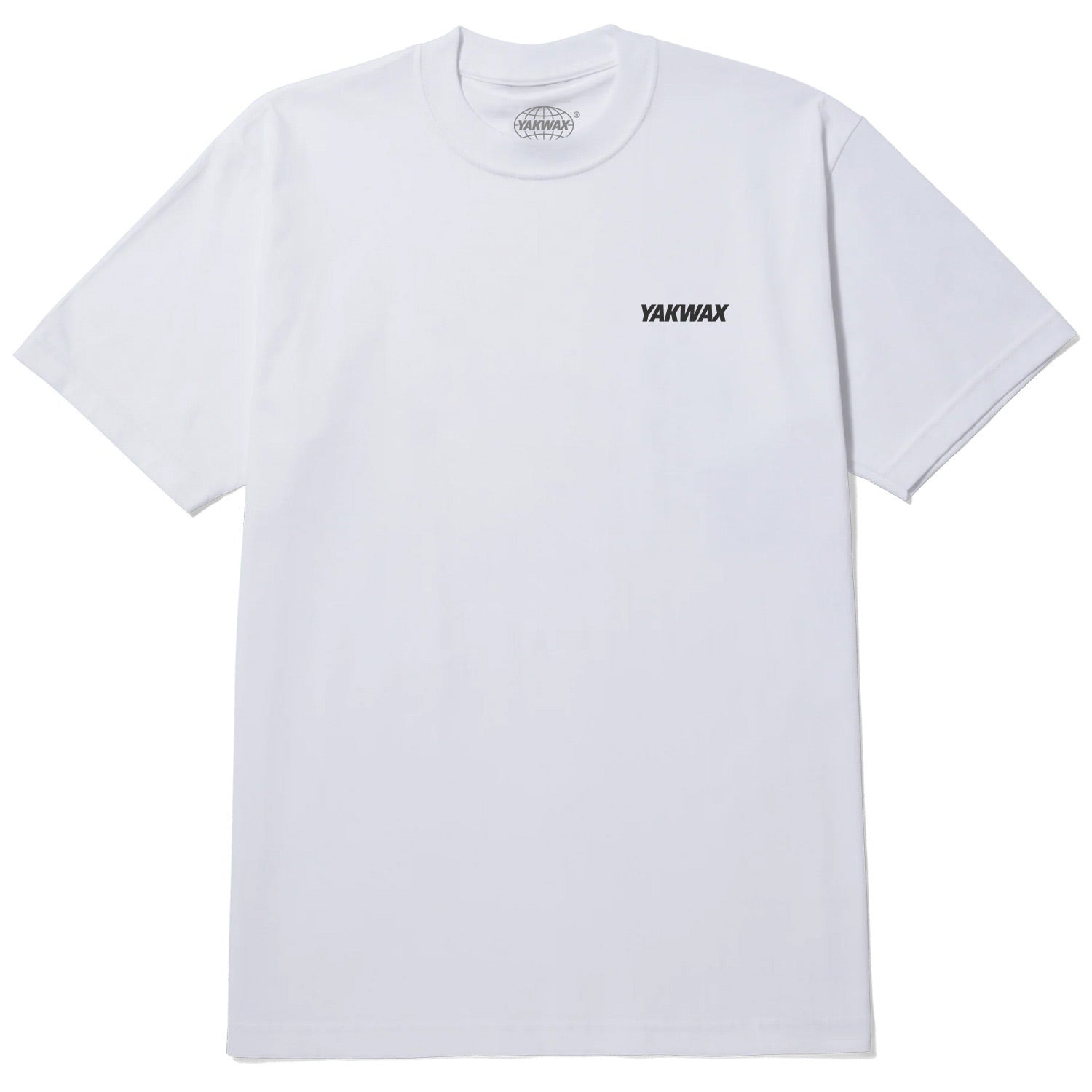 Yakwax Sport Logo T-Shirt - White/Black - Mens Graphic T-Shirt by Yakwax