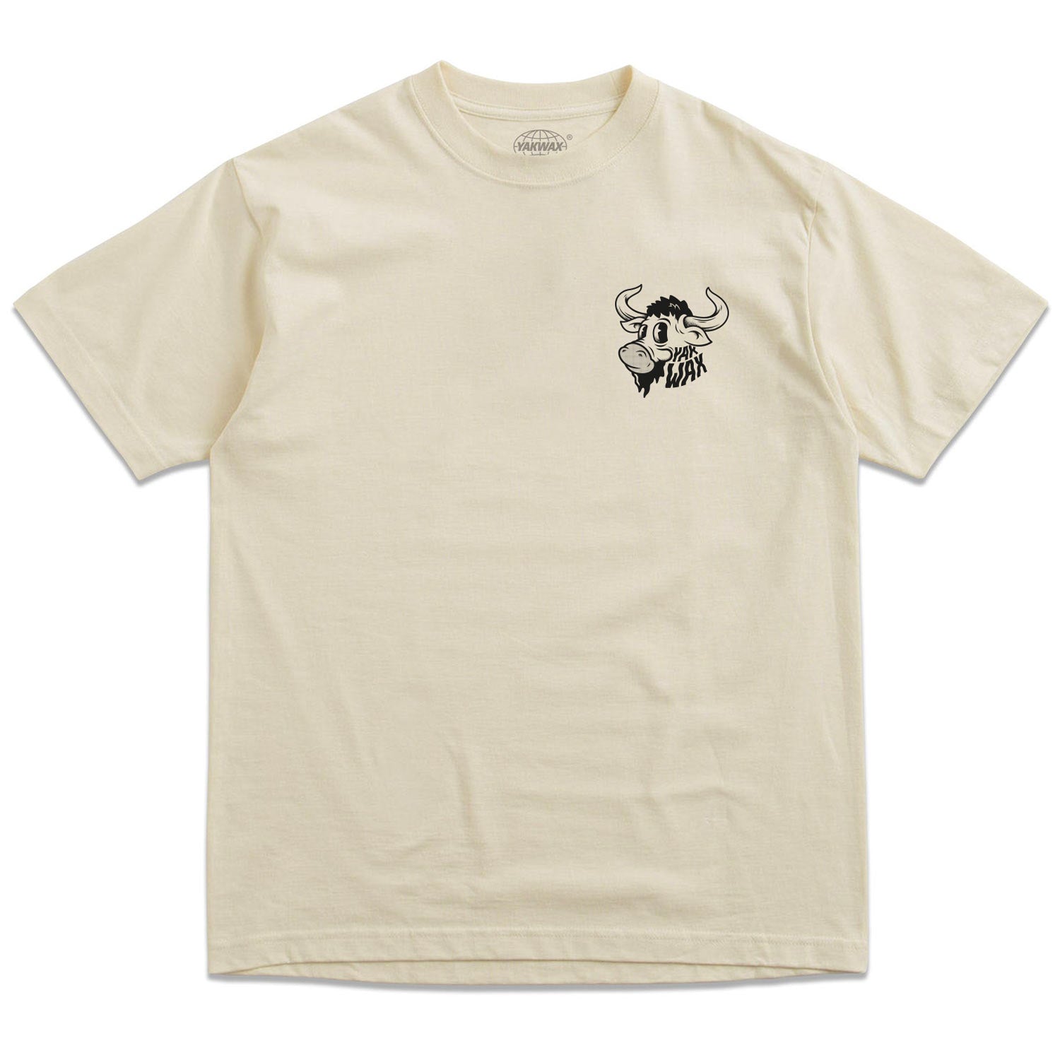 Yakwax Wavy Head T-Shirt - Sand - Mens Graphic T-Shirt by Yakwax