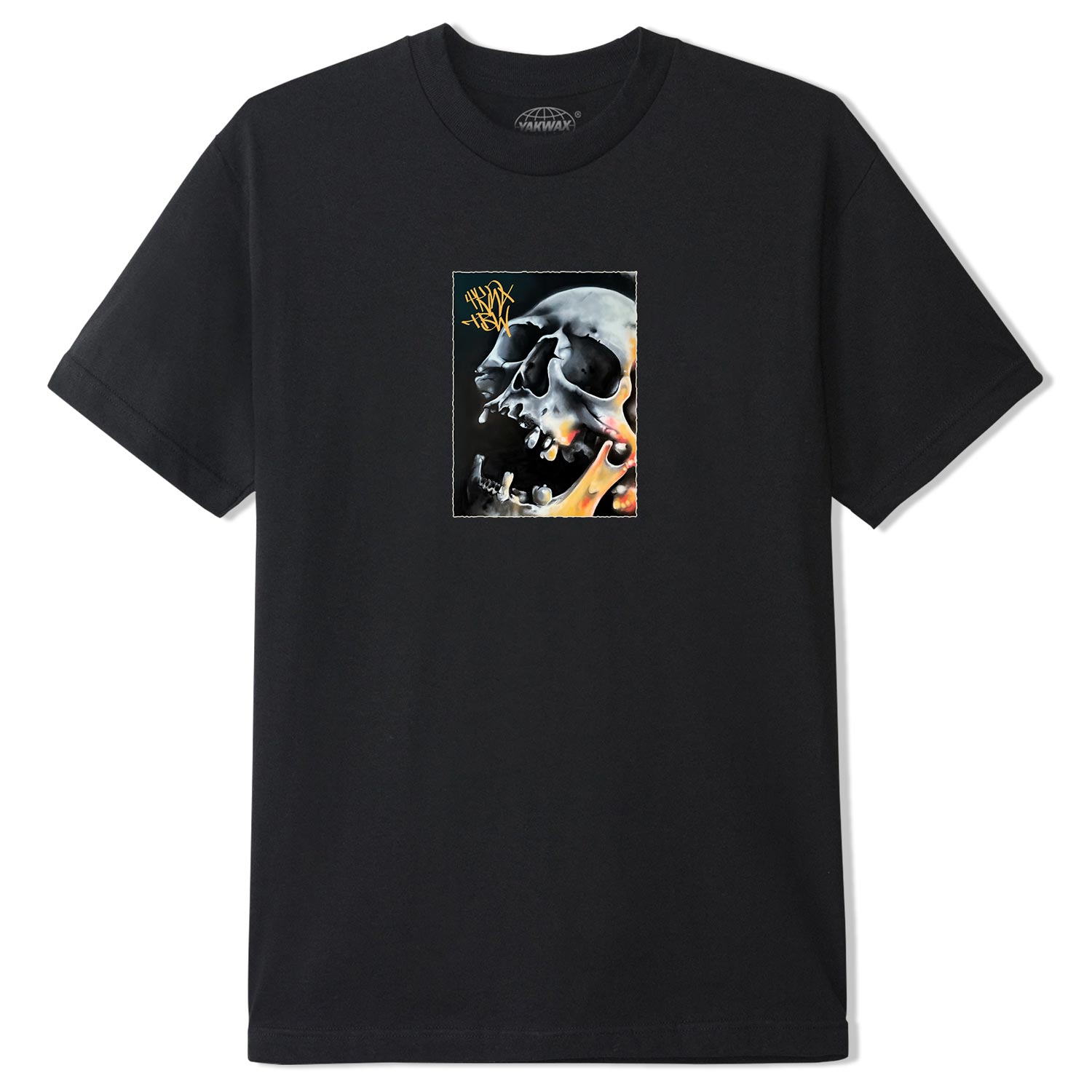 Yakwax X TBW Skull T-Shirt - Black - Mens Graphic T-Shirt by Yakwax
