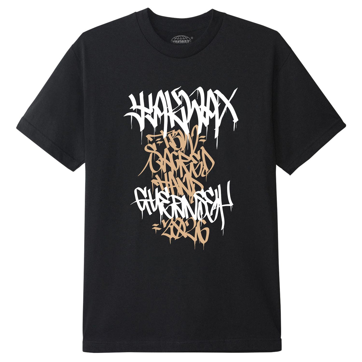Yakwax X TBW Tag T-Shirt - Black - Mens Graphic T-Shirt by Yakwax
