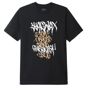Yakwax X TBW Tag T-Shirt - Black - Mens Graphic T-Shirt by Yakwax