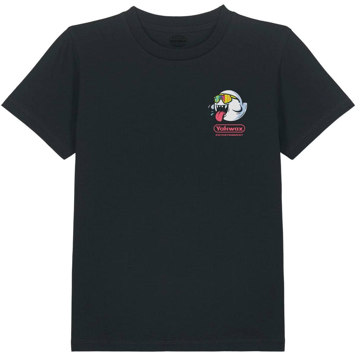 Yakwax Kids Ghost T-Shirt - Black - Boys Skate Brand T-Shirt by Yakwax