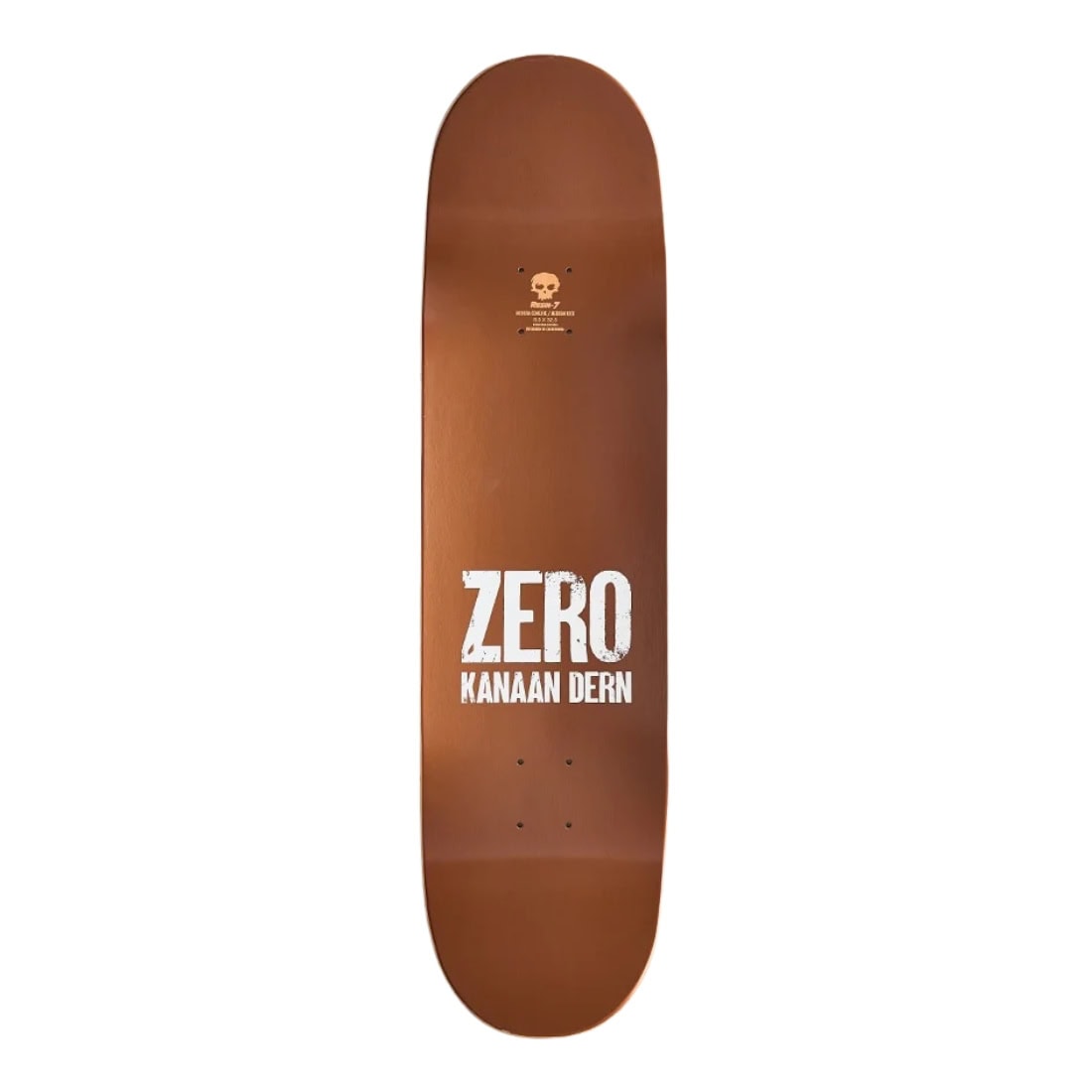 Zero 8.5" Kanaan Dern Joker Deck - Bronze Iridescent - Skateboard Deck by Zero 8.5 inch