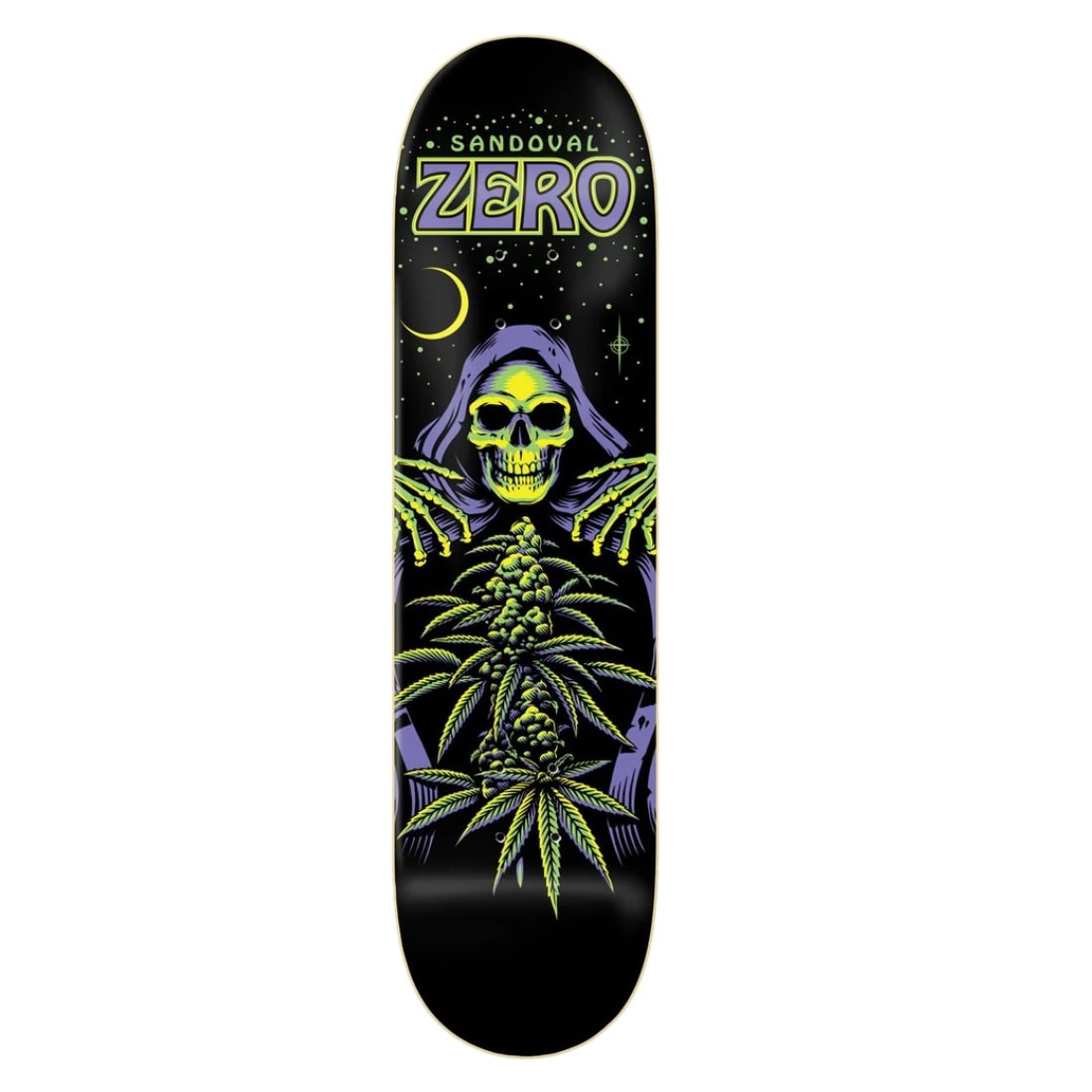 Zero 8.5" Sandoval Grim Reefer Deck - Multi - Skateboard Deck by Zero 8.5 inch