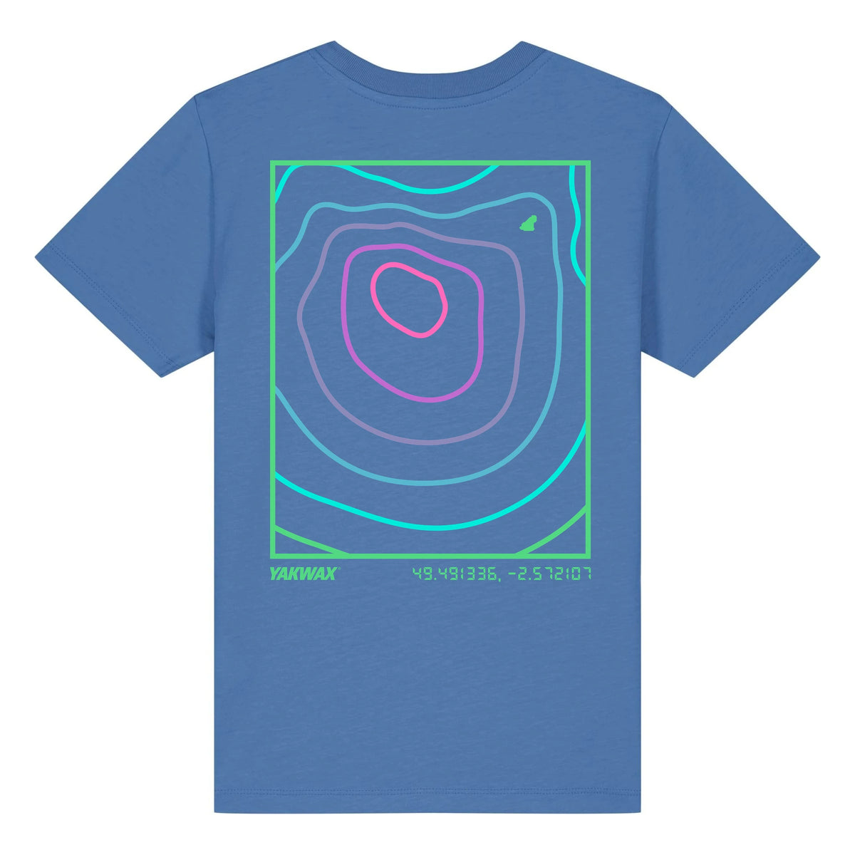 Yakwax Isobar Kids T-Shirt - Blue/Green - Boys Surf Brand T-Shirt by Yakwax