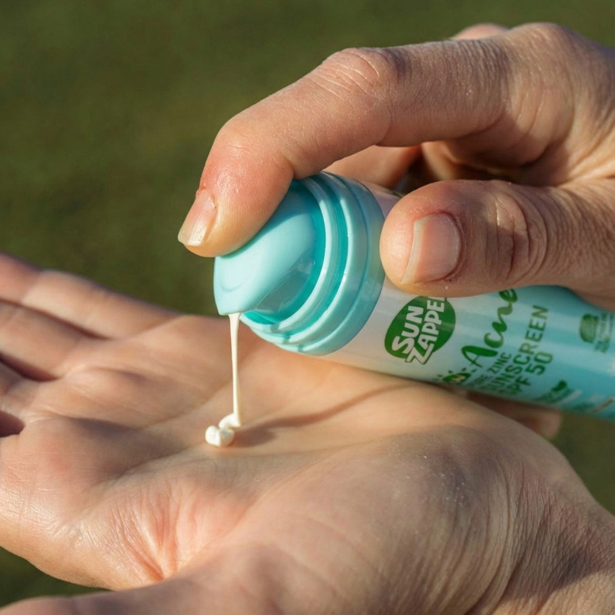 Sun Zapper Pure Zinc Acne Sensitive Skin Sunscreen SPF50 Pump Bottle - Sunscreen by Sun Zapper 100g