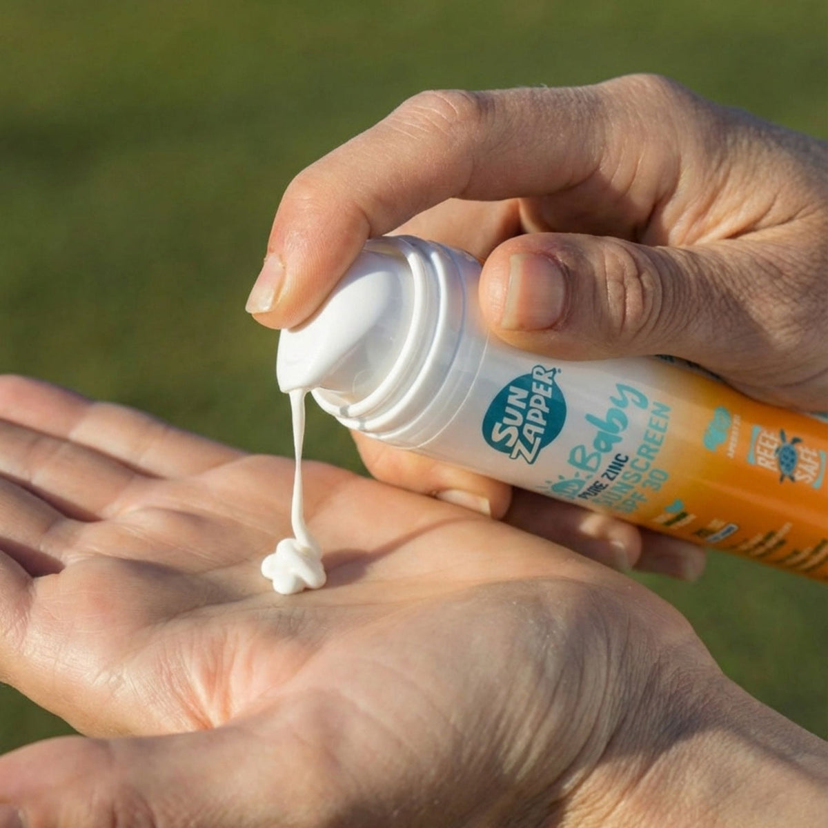 Sun Zapper Pure Zinc Baby Sunscreen SPF30 Pump Bottle - Sunscreen by Sun Zapper 100g