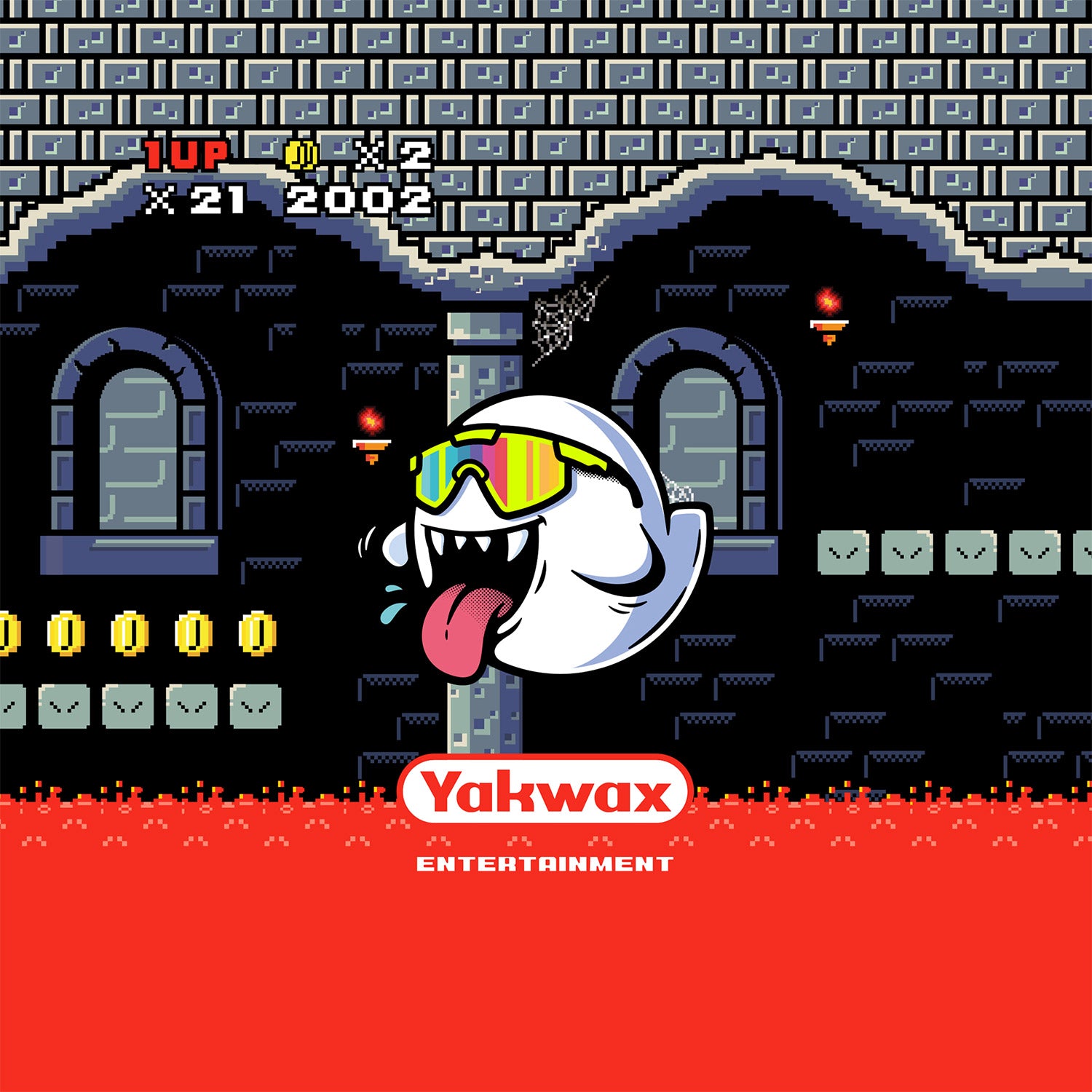 Yakwax Castle Level Skateboard Deck - Black - Skateboard Deck by Yakwax