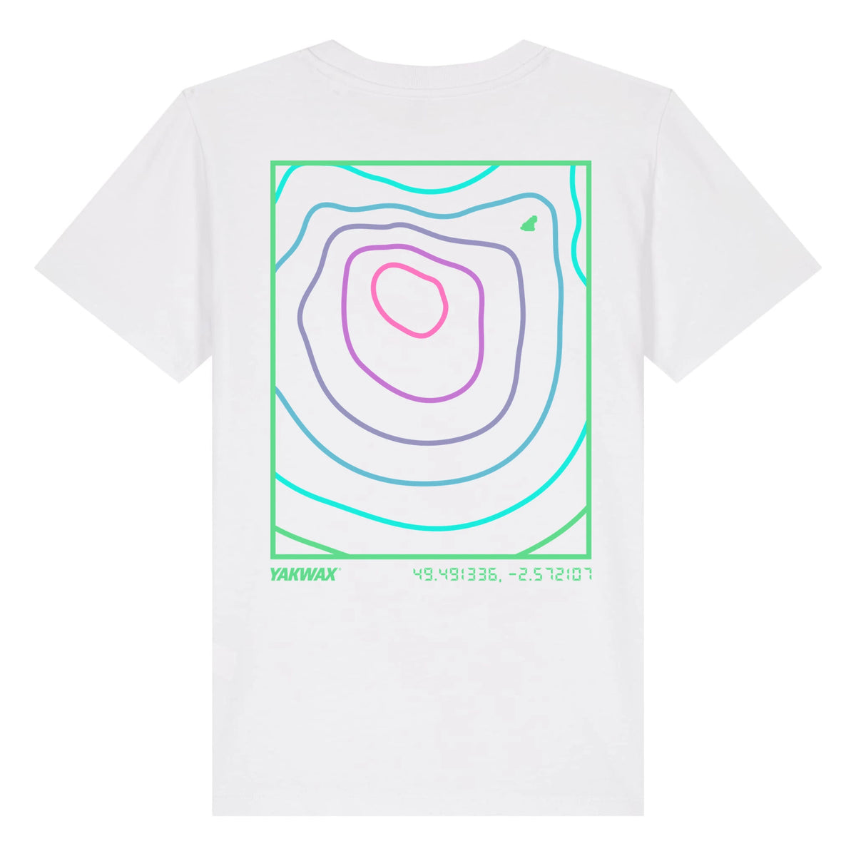 Yakwax Isobar Kids T-Shirt - White/Green - Boys Surf Brand T-Shirt by Yakwax