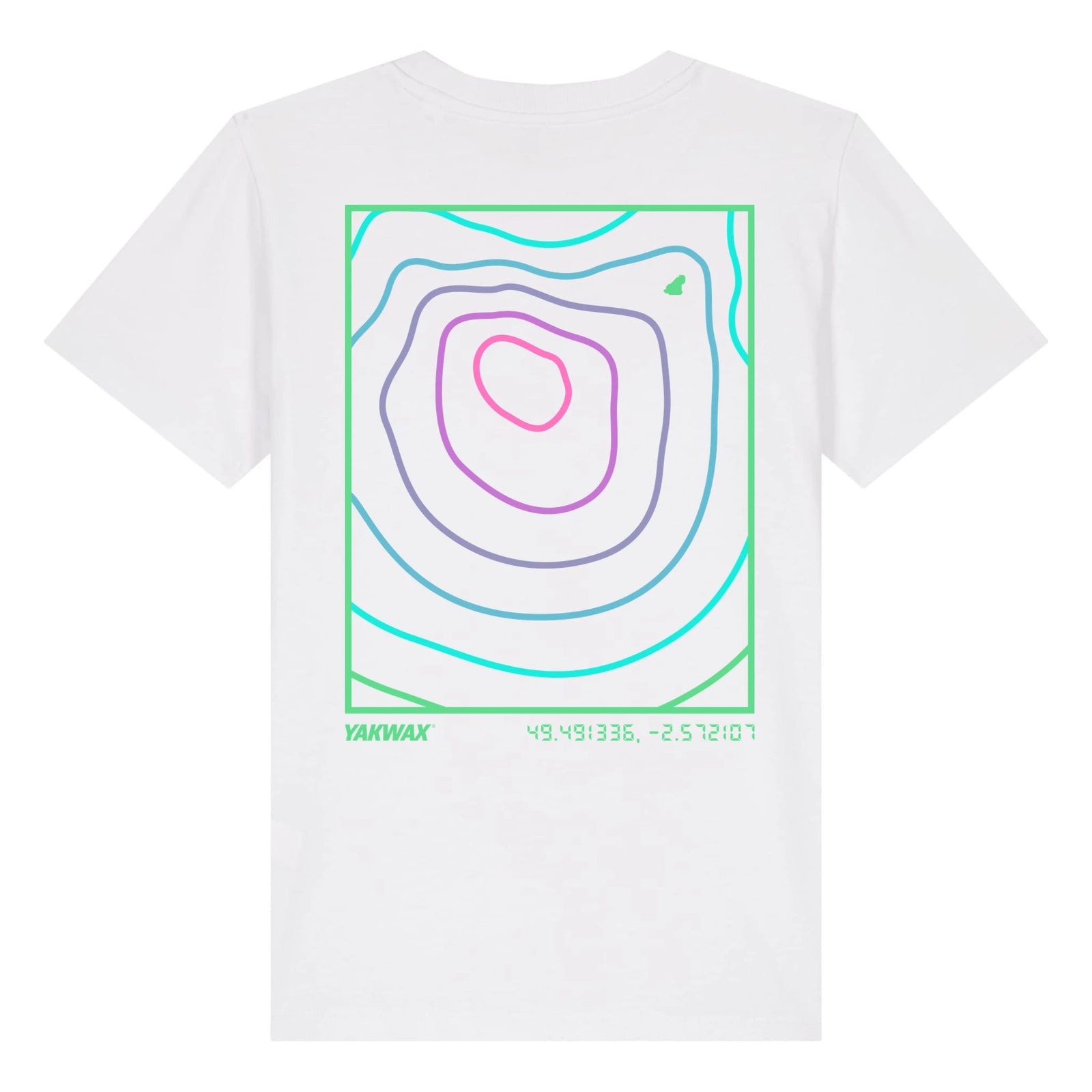 Yakwax Isobar Kids T-Shirt - White/Green - Boys Surf Brand T-Shirt by Yakwax