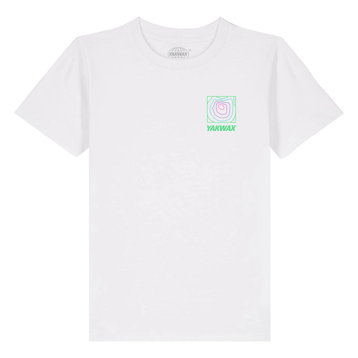 Yakwax Isobar Kids T-Shirt - White/Green - Boys Surf Brand T-Shirt by Yakwax