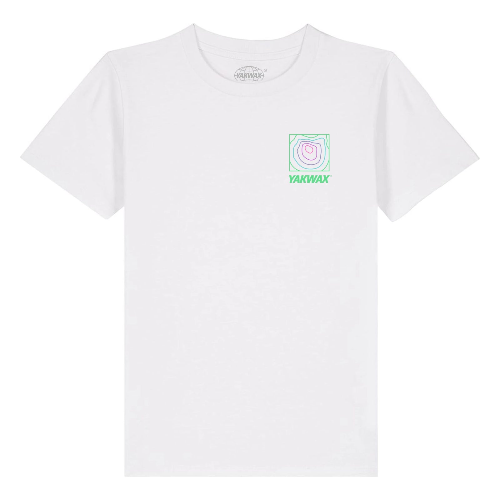 Yakwax Isobar Kids T-Shirt - White/Green - Boys Surf Brand T-Shirt by Yakwax