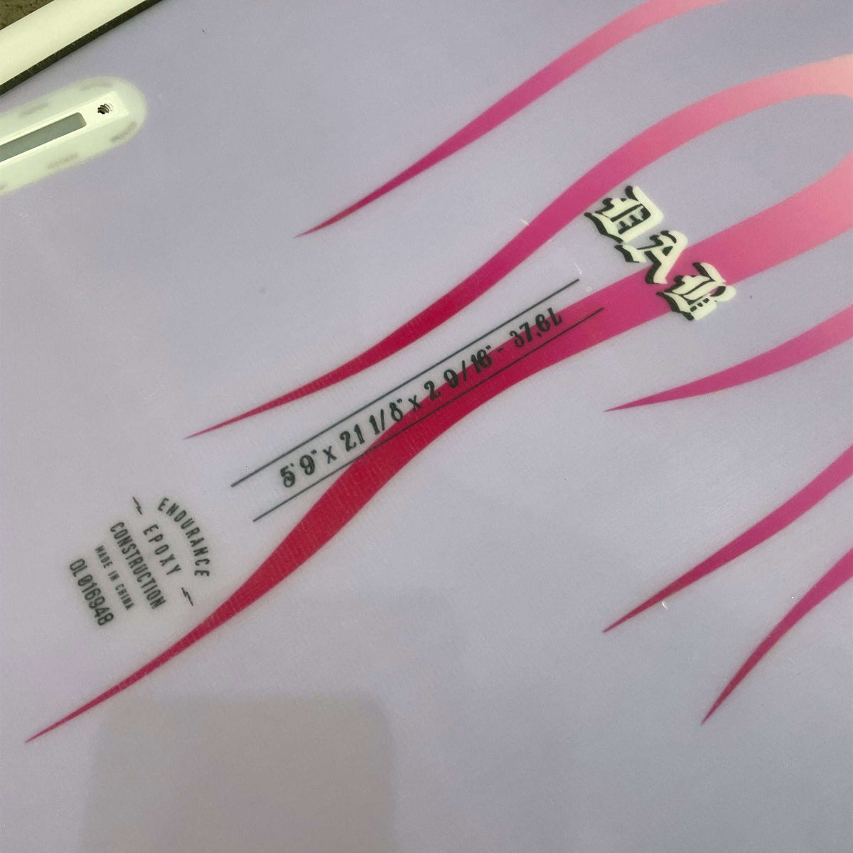 Indio 5'9 Dab Fish Epoxy Surfboard - Fire - Shortboard by Indio 5ft 9