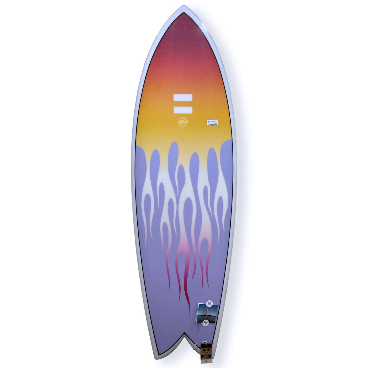 Indio 5'9 Dab Fish Epoxy Surfboard - Fire - Shortboard by Indio 5ft 9