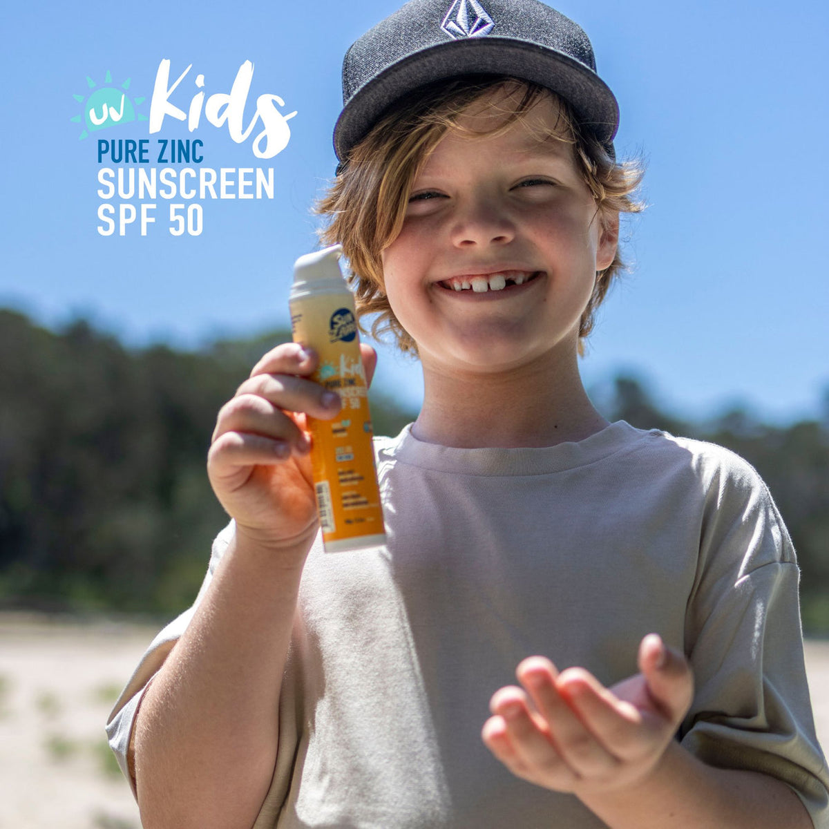 Sun Zapper Pure Zinc Kids Sunscreen SPF50 Pump Bottle - Sunscreen by Sun Zapper 100g