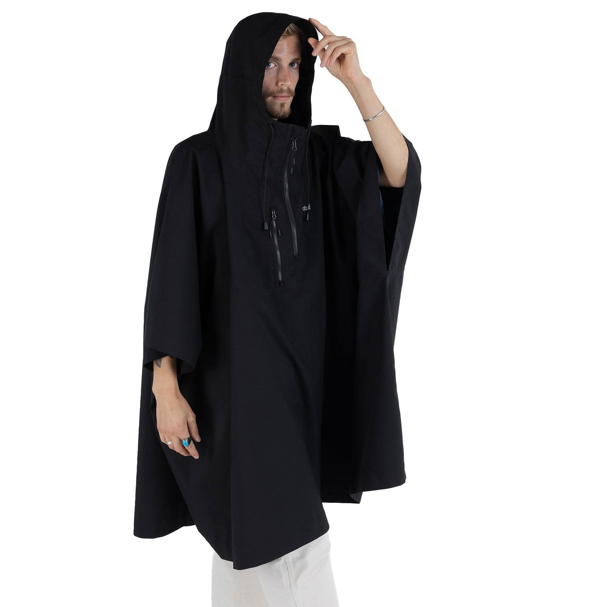 Dryrobe Waterproof Poncho - Black - Changing Robe Poncho Towel by Dryrobe One Size