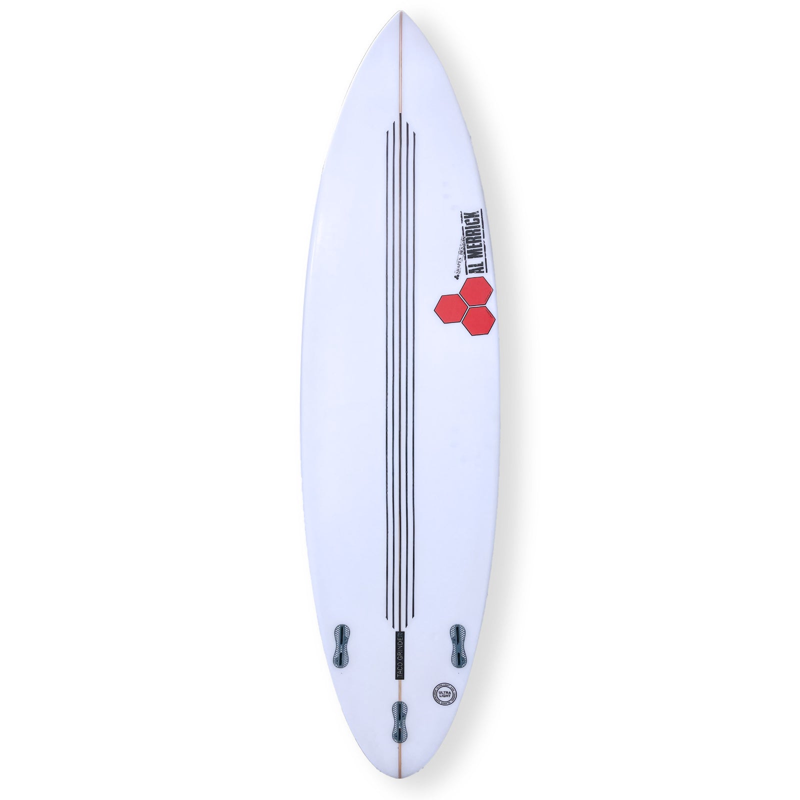Channel Islands 6'4 Taco Grinder Second Hand Shortboard - 30.6L - White - Second Hand Shortboard by Channel Islands 6ft 4