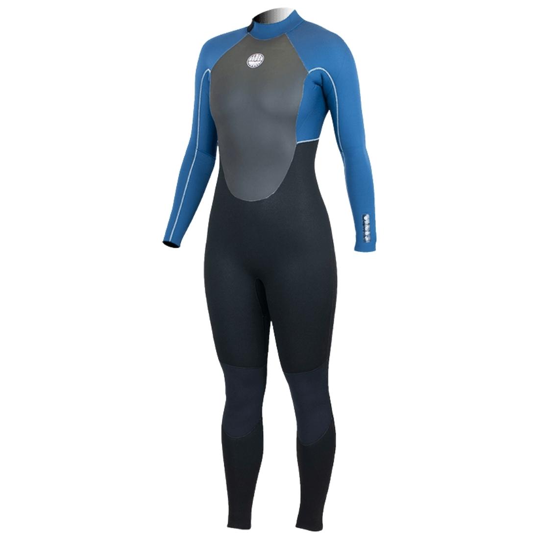 Alder 5/4/3mm Stealth Womens Wetsuit - Blue - Womens Full Length Wetsuit by Alder 6 (extra small)