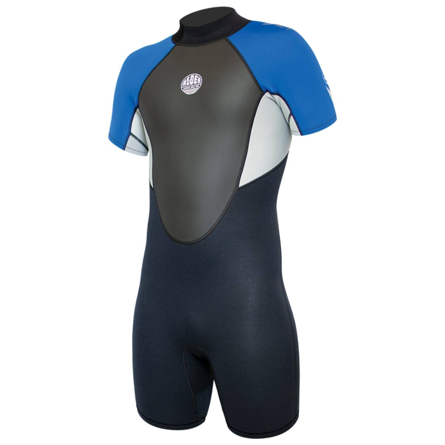 Alder Mens Impact 3/2mm Shortie Wetsuit 2020 Royal - Mens Shorty/Spring Wetsuit by Alder