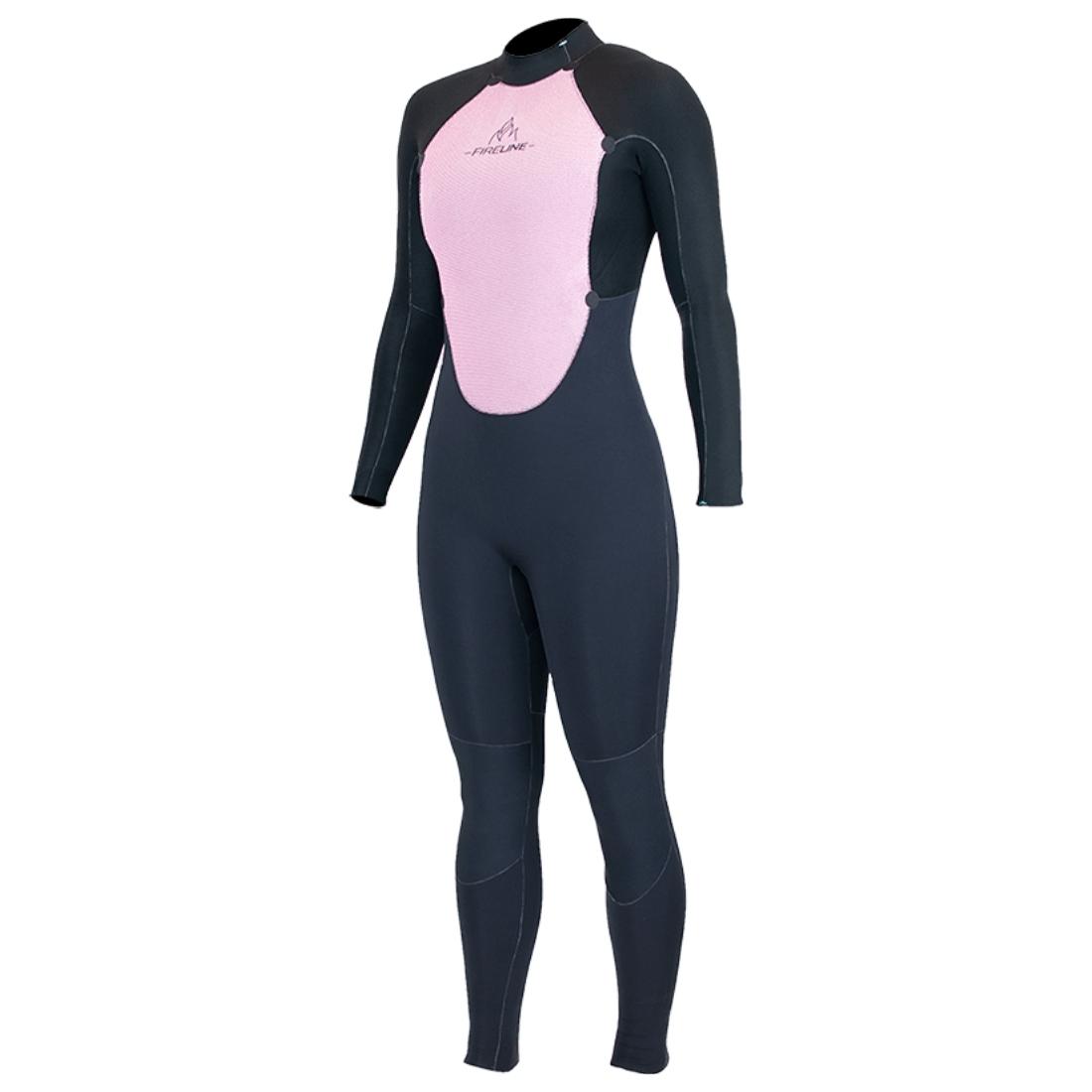 Alder Women's Stealth 5/4/3mm Back Zip Winter Wetsuit - Black - Womens Full Length Wetsuit by Alder