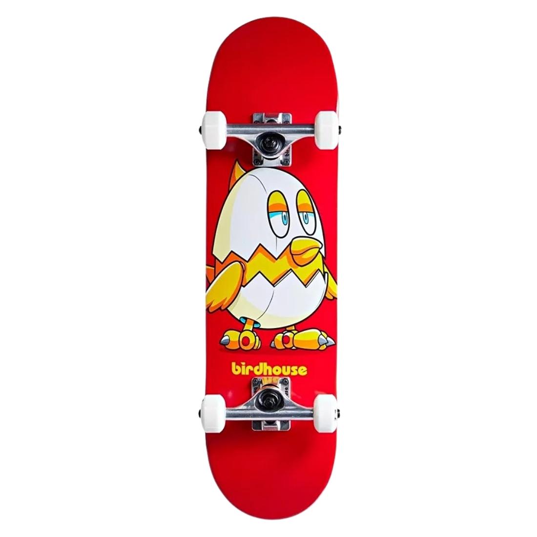 Birdhouse 7.38" Chicken Mini Complete Skateboard - Red