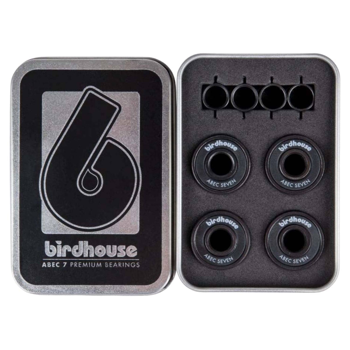 Birdhouse Abec 7 Premium Skate Bearings - Black