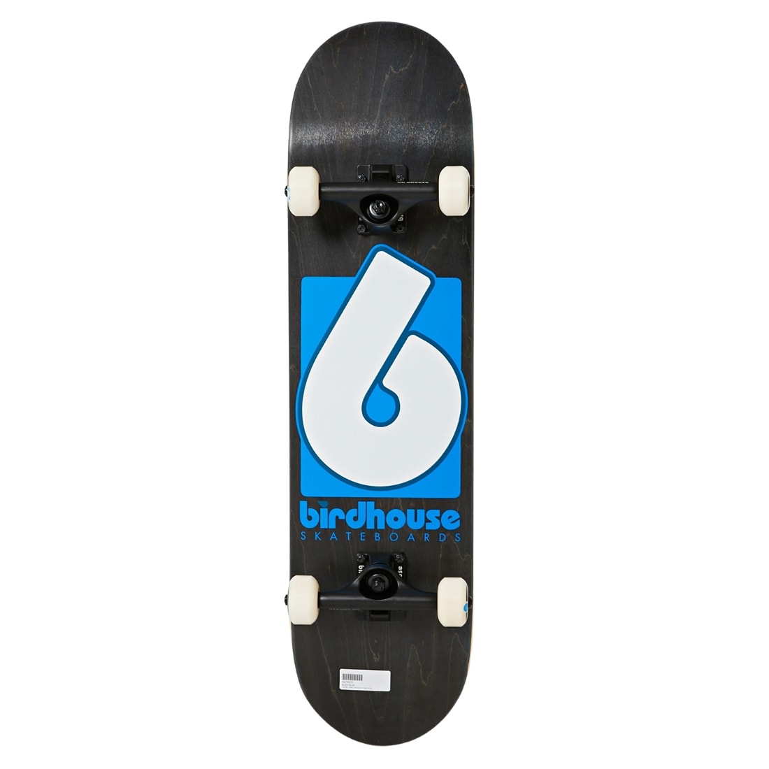 Birdhouse B Logo Complete Skateboard - Black/Blue - Complete Skateboard by Birdhouse 8.0 inch