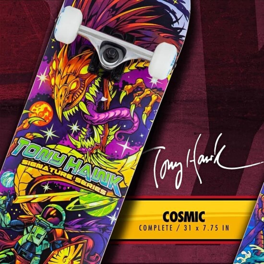 Birdhouse Tony Hawk 360 Series Cosmic Complete Skateboard 7.75 Inch - Multi