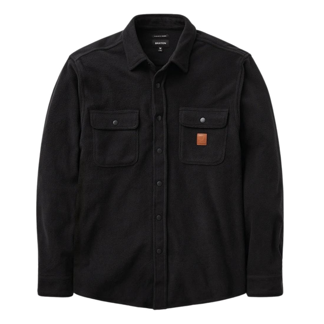 Brixton Bowery Arctic Stretch Fleece Shirt - Black