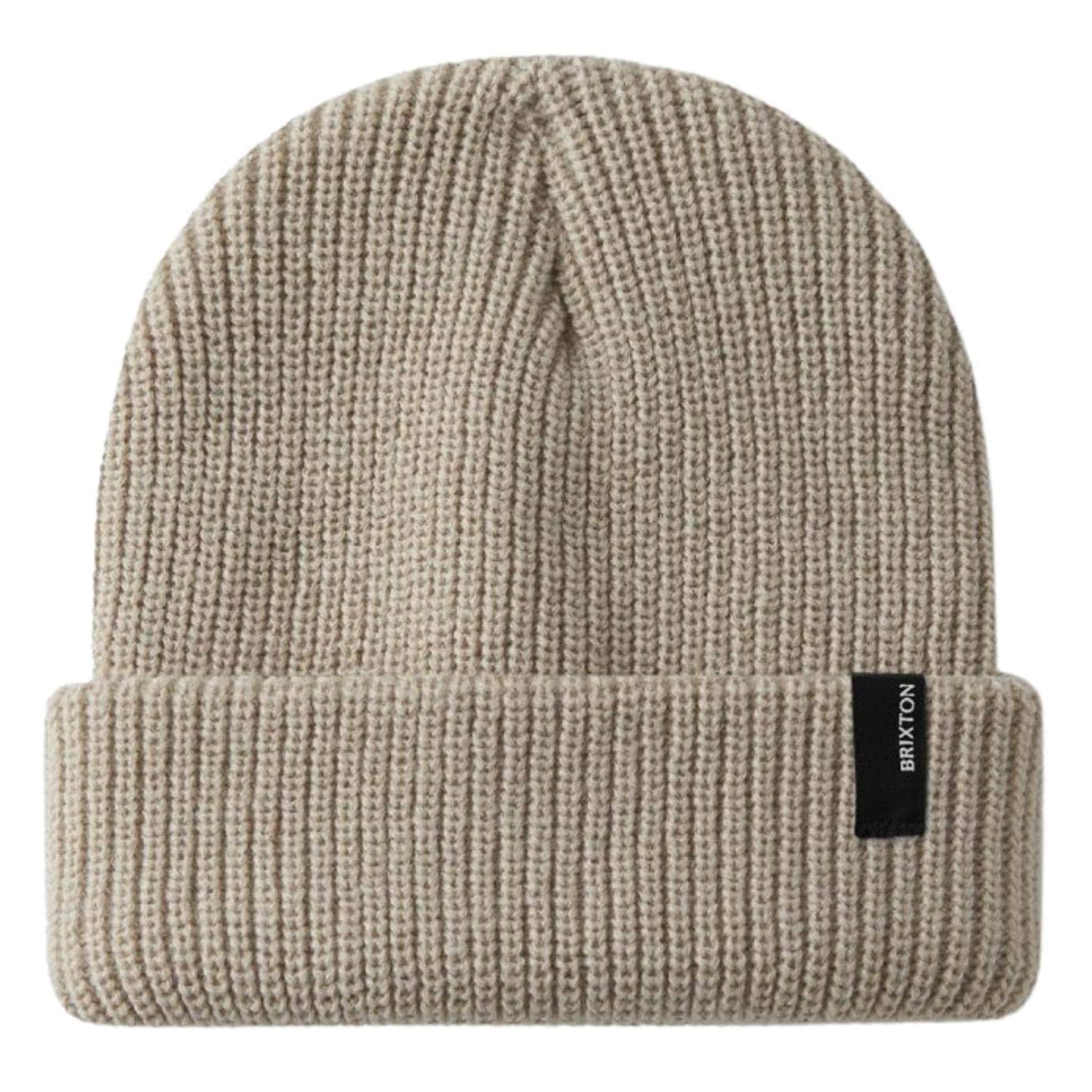Brixton Heist Beanie - Beige - Fold Beanie by Brixton