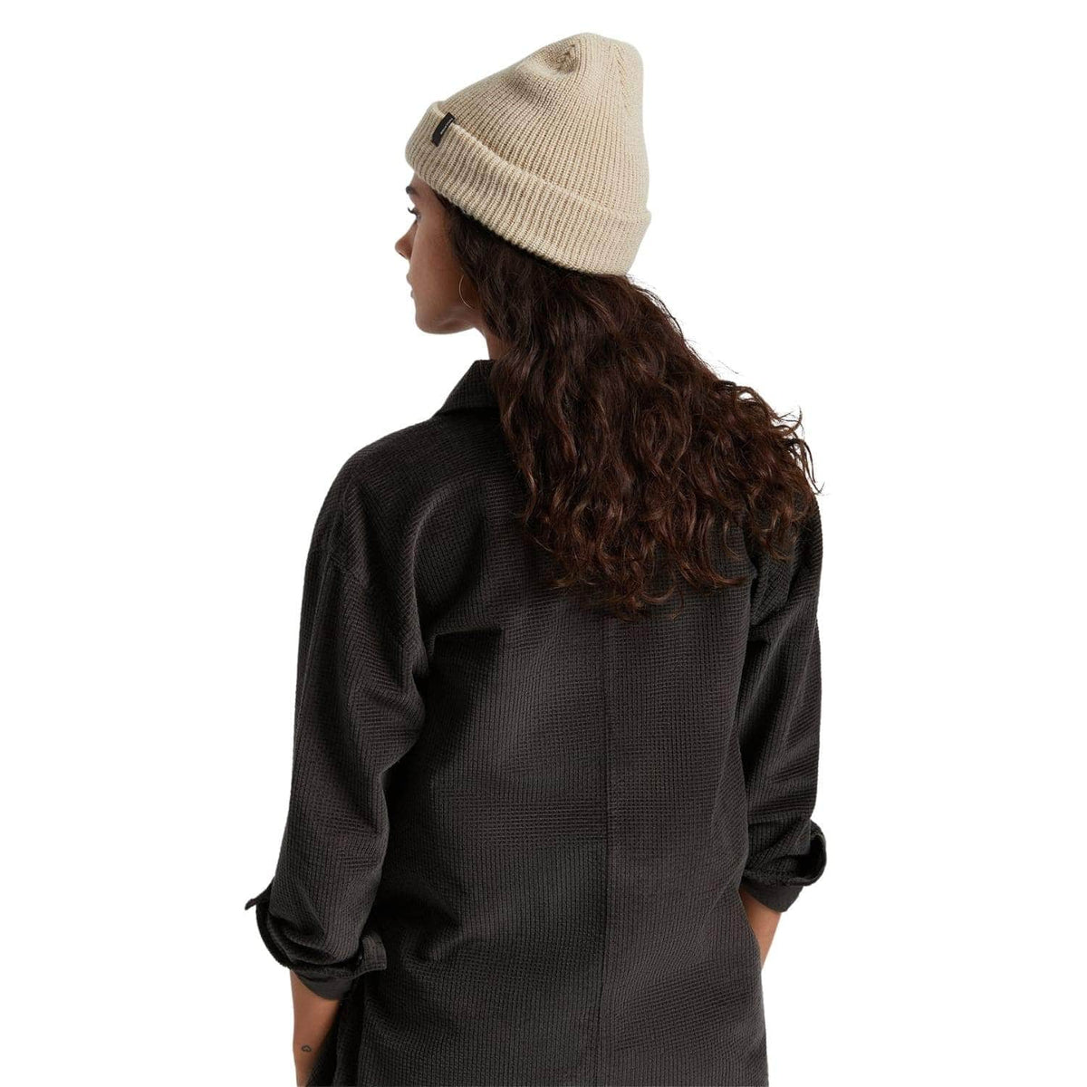 Brixton Heist Beanie - Beige - Fold Beanie by Brixton